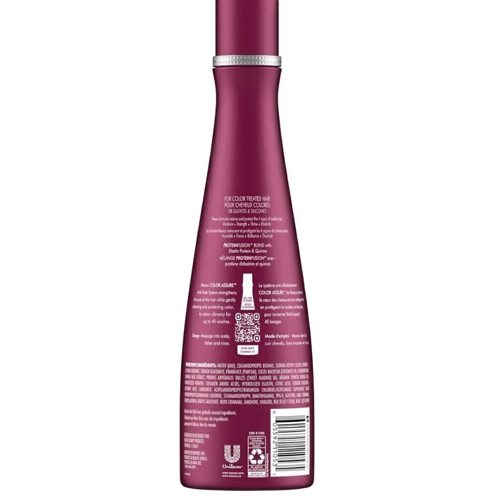 Nexxus Color Assure Replenishing Nutrient Shampoo (New Bottle!) Sulfate Free
